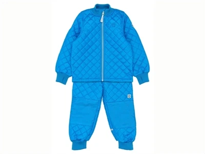 Mikk-line kraftigt blåt termosæt til børn set forfra