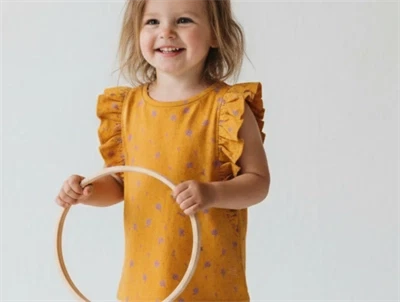 Soft Gallery t-shirt Aylin sunflower clover