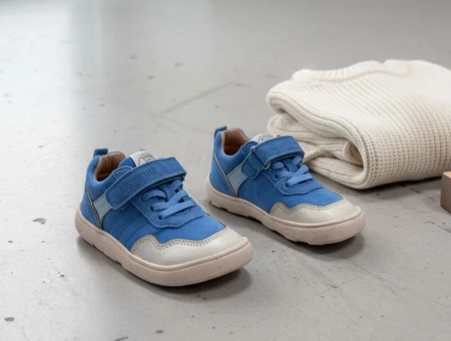 Bisgaard Baloo sko blå med velcro