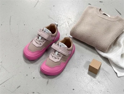 Bisgaard Baloo sko lemon med velcro