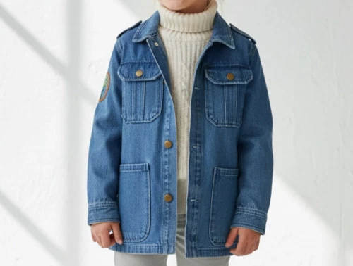 Soft Gallery jakke Aspen denim blue fishclub emb