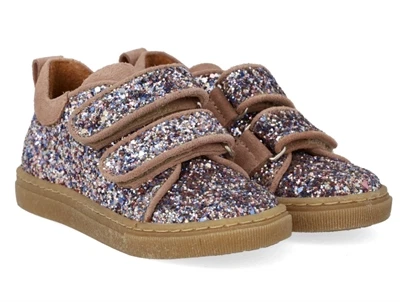 Angulus glitter sneaker i pastel multi glitter