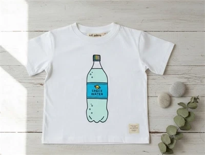 Soft Gallery t-shirt Asger white spacewater