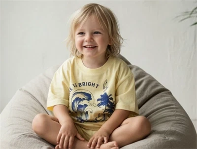 Soft Gallery t-shirt Asger french vanilla ride