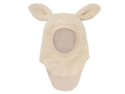 Huttelihut elefanthue cement teddy med ører set forfra