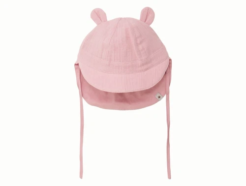Huttelihut sommerhat pale mauve set forfra