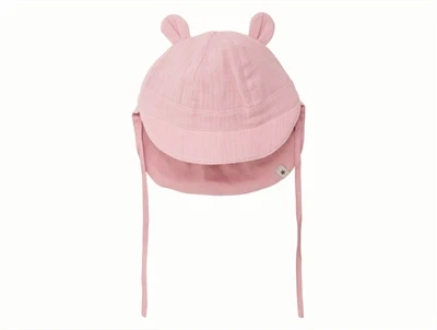 Huttelihut sommerhat pale mauve set forfra