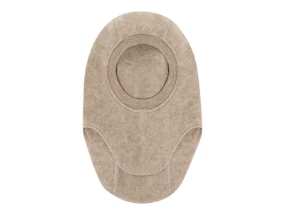 HUTTEliHUT elefanthue i beige nuance set forfra
