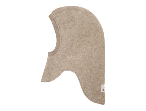HUTTEliHUT elefanthue i beige nuance set fra siden