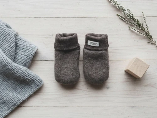 Huttelihut brown melange vanter 