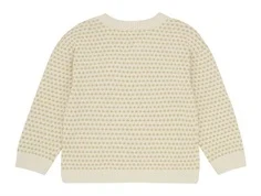 bagside af huttelihut striktrøje i bomuld med mønster