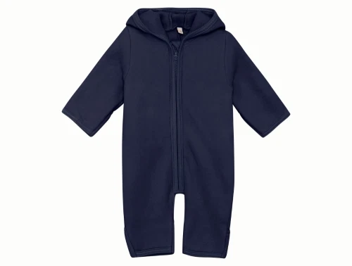Huttelihut køredragt navy blazer set forfra