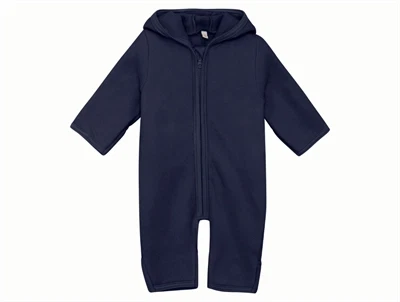 Huttelihut køredragt navy blazer set forfra