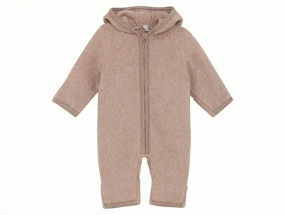 Huttelihut køredragt savannah melange set forfra