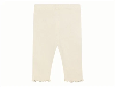 Huttelihut leggings antique white i rib forfra