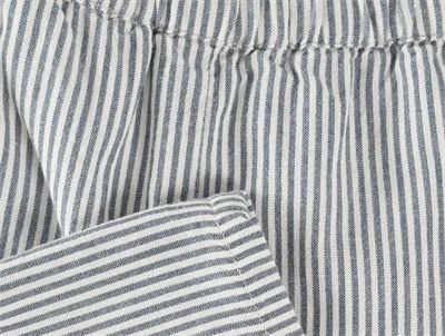 Huttelihut bukser bering sea stribet detalje