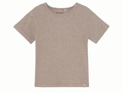 Huttelihut T-shirt i farven white pepper for fra 