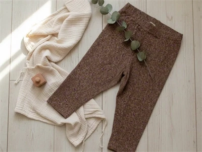 Wheat leggings hazel flowers jersey