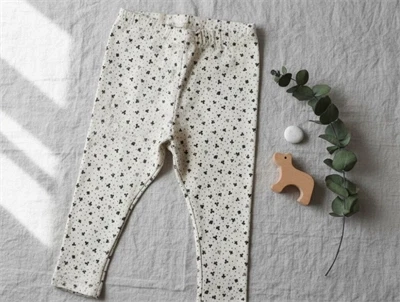 Wheat soft beige clover legging Jules kløver