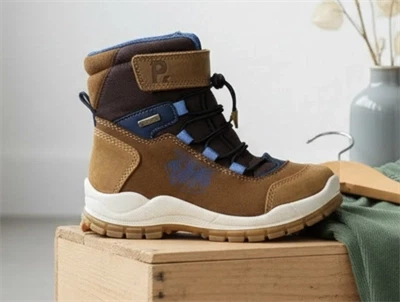 Primigi cuoio moro vinterstøvle med GORE-TEX