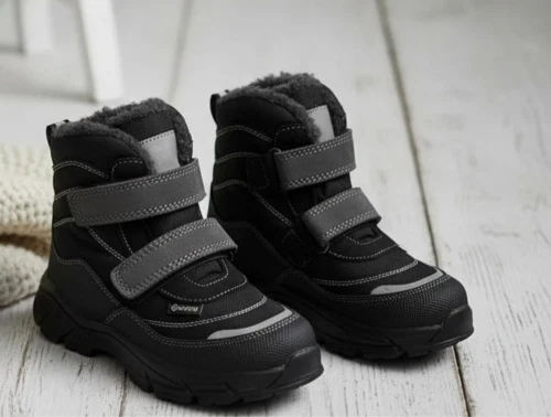 Primigi grigio nero vinterstøvle med GORE-TEX