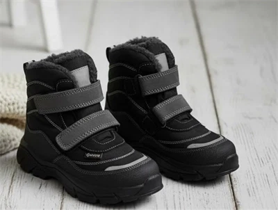 Primigi grigio nero vinterstøvle med GORE-TEX