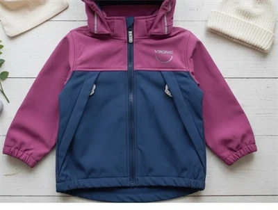 Viking plum overgangsjakke soft shell