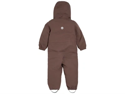 Kenza x Viking flyverdragt dark brown med pelskant