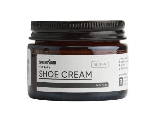 Springyard Shoe Cream neutral skocreme i krukke