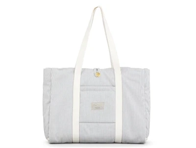 Cam Cam Copenhagen pusletaske Classic Stripes Blue bæres på skulder