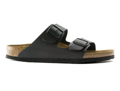 Birkenstock Arizona Birko-Flor sort sandal med spænder