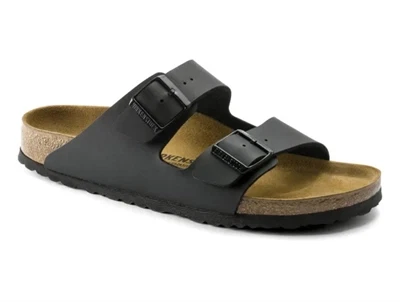 Birkenstock Arizona Birko-Flor sort sandal med spænder