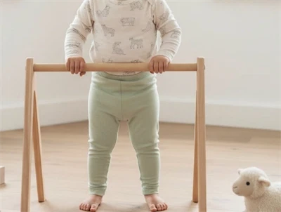 Soft Gallery leggings Baby Paula swamp