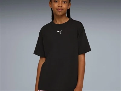Puma trænings T-shirt sort til piger med dryCELL
