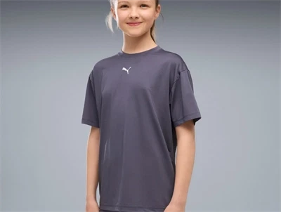 Puma trænings T-shirt grå til piger med dryCELL
