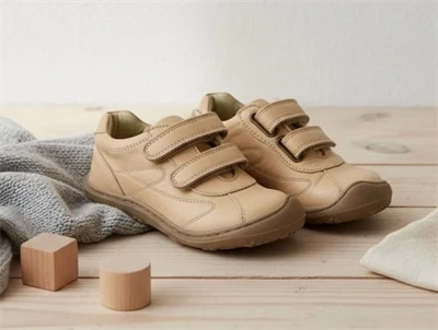 Arauto RAP lædersko peach med velcro