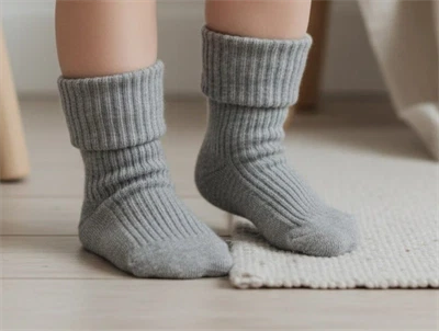 MP strømper bomuld grey melange (3-pak)