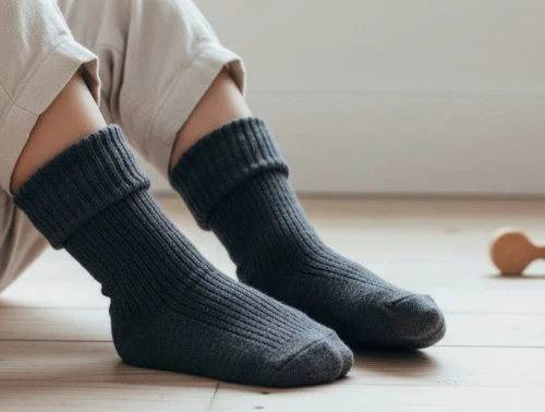 MP strømper bomuld dark grey (3-pak)