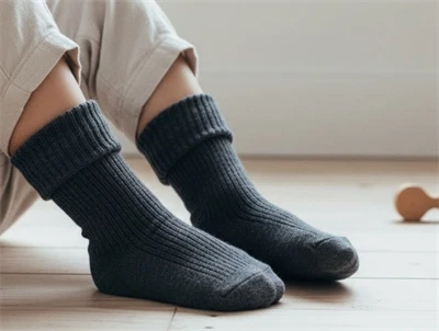 MP strømper bomuld dark grey (3-pak)