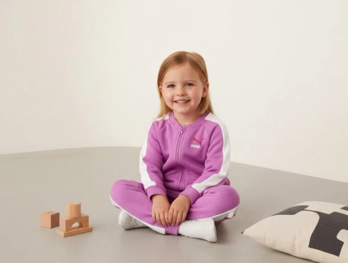 Puma sweat cardigan og bukser minicats jogger opera mauve