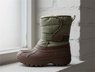 Bisgaard green snestøvle Pacson med velcro og TEX