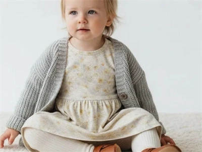 Wheat coneflowers kjole Anna