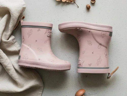 CeLaVi misty rose printet gummistøvle