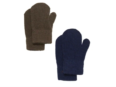 CeLaVi magic luffer i brun med ribkant CeLaVi magic luffer i mørkeblå med ribkant