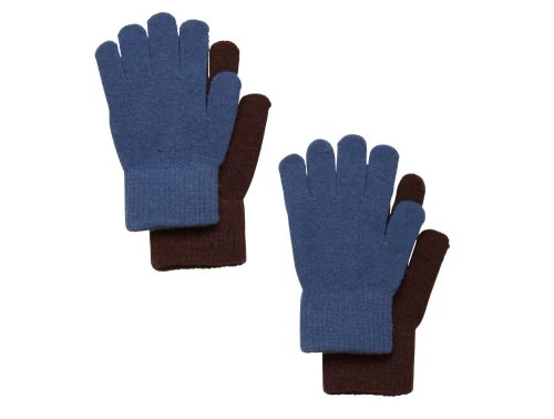 CeLaVi magic handsker i brun med ribkant