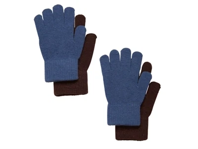 CeLaVi magic handsker i brun med ribkant