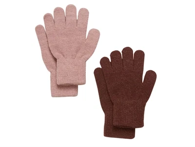 eLaVi magic glitter handsker i lys rosa med glimmereffekt