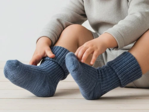 MP strømper uld stone (2-pak)