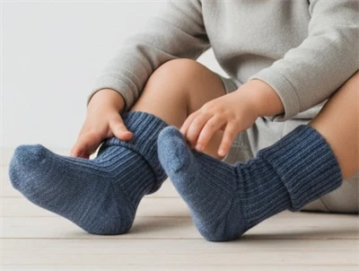 MP strømper uld stone (2-pak)