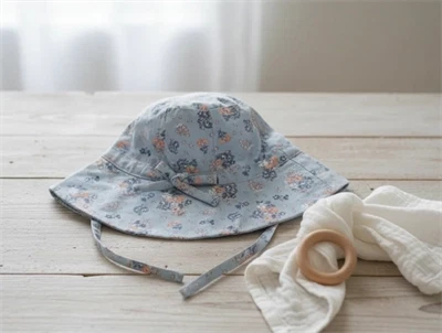 Wheat solhat pearl blue flowers